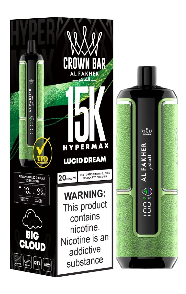 Al Fakher Hypermax 15k Puffs Disposable Vape (Box of 5) - Best Vape Wholesale