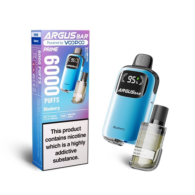 ARGUS Bar Prime 6000 Disposable Vape Box of 5 - Best Vape Wholesale