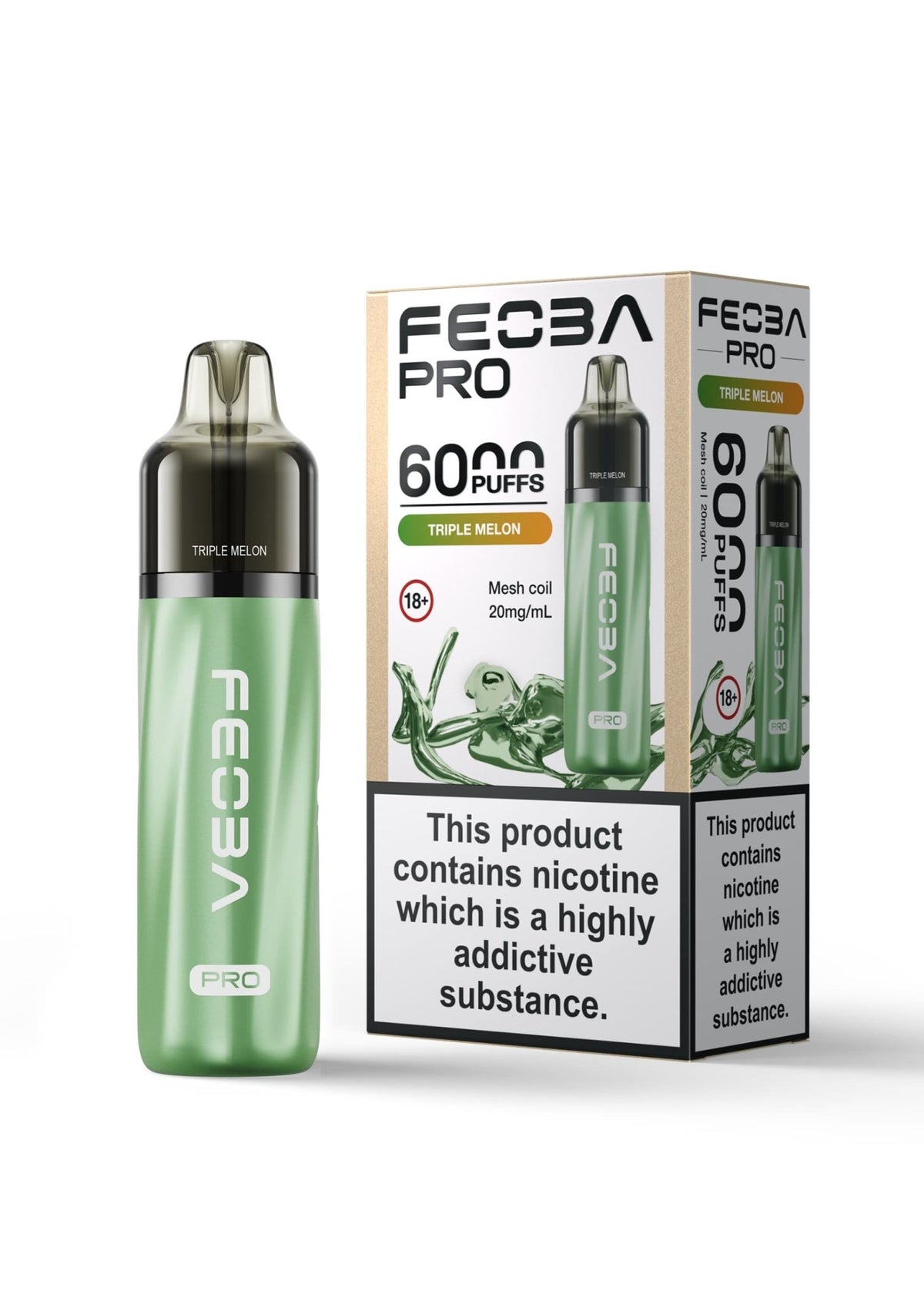 Feoba Pro 6000 Disposable Vape Box of 5 - Best Vape Wholesale