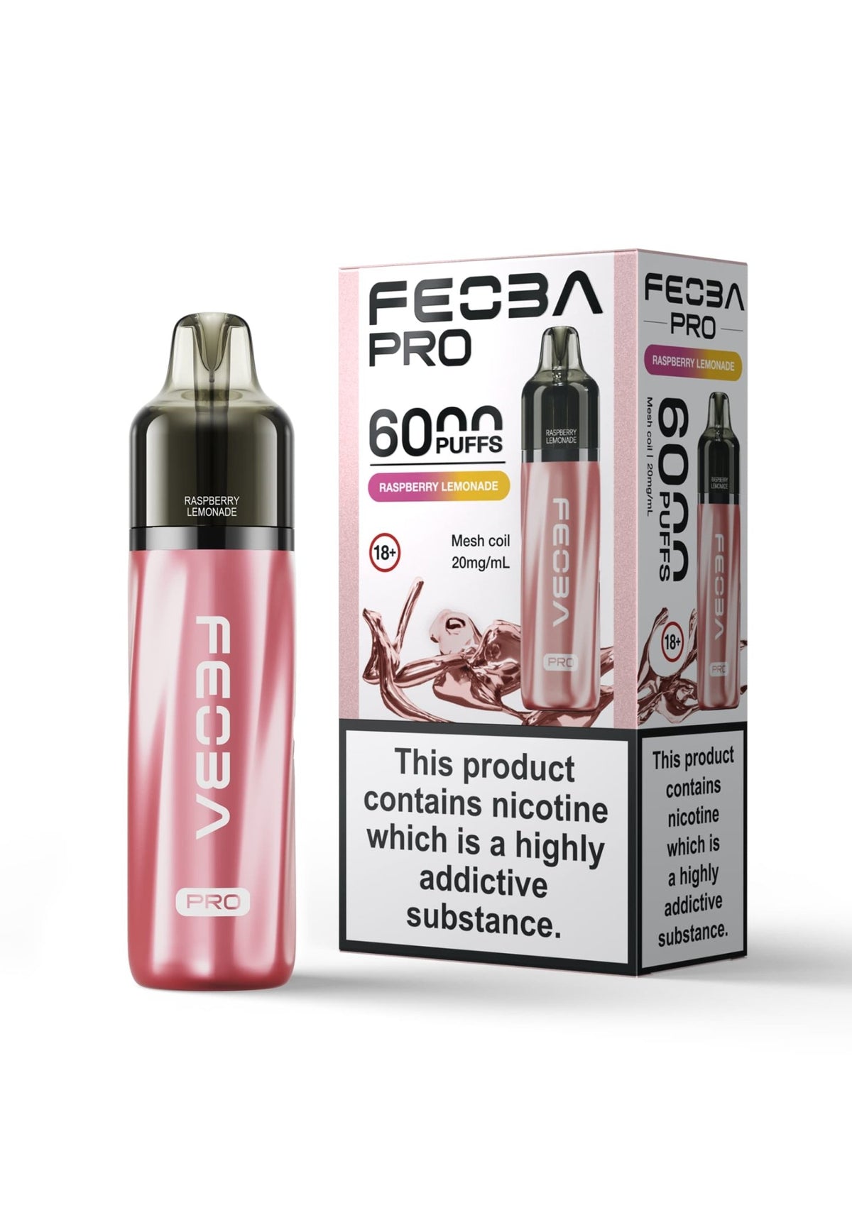 Feoba Pro 6000 Disposable Vape Box of 5 - Best Vape Wholesale