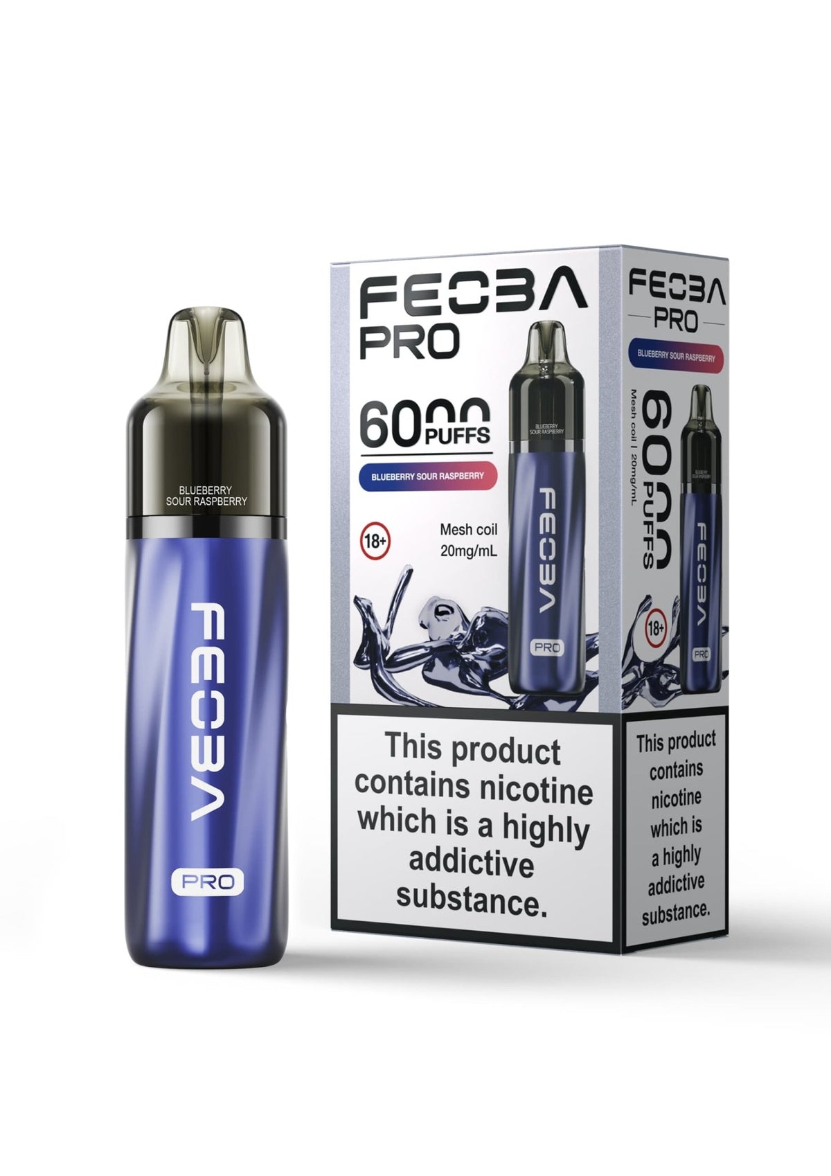 Feoba Pro 6000 Disposable Vape Box of 5 - Best Vape Wholesale