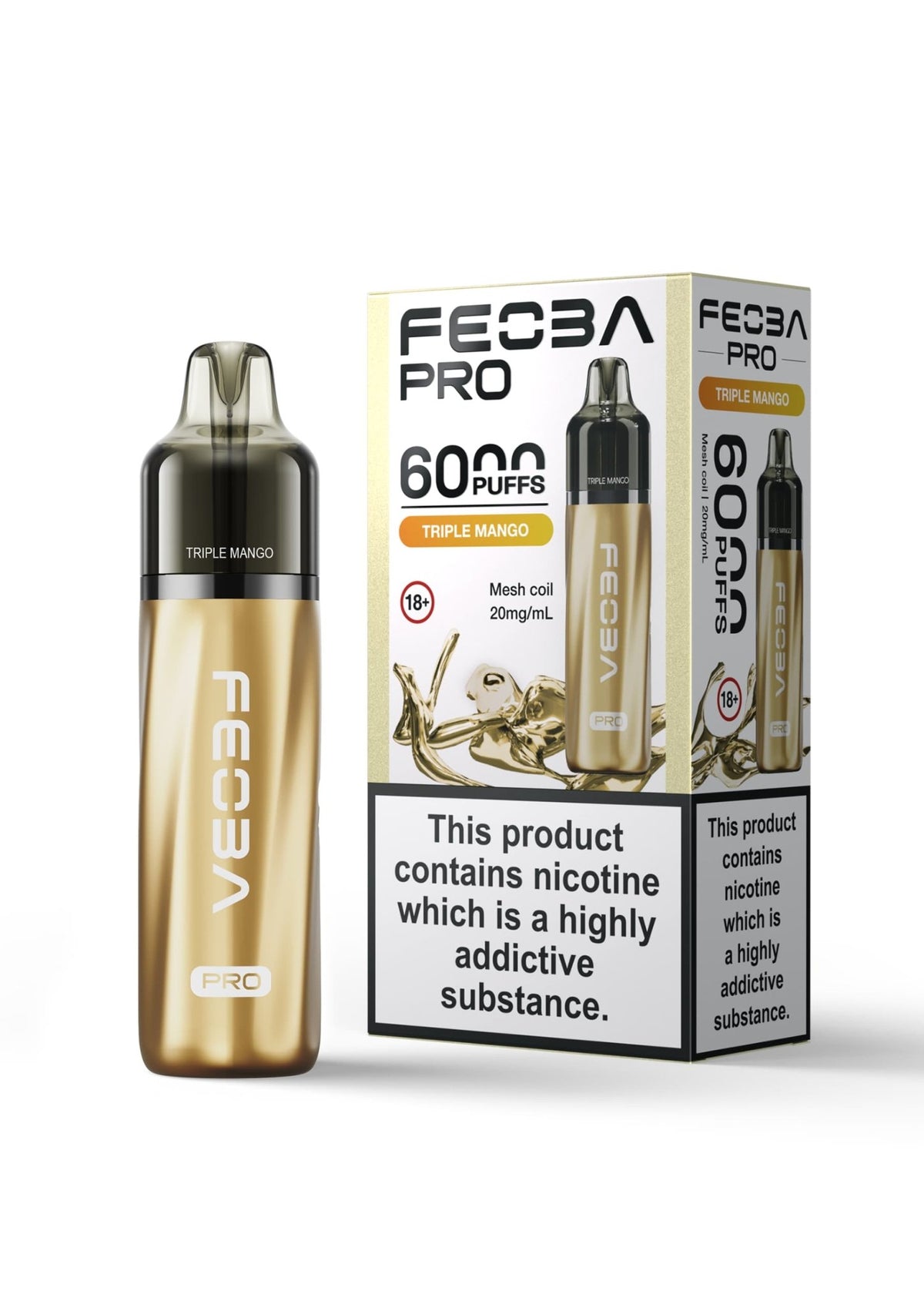 Feoba Pro 6000 Disposable Vape Box of 5 - Best Vape Wholesale