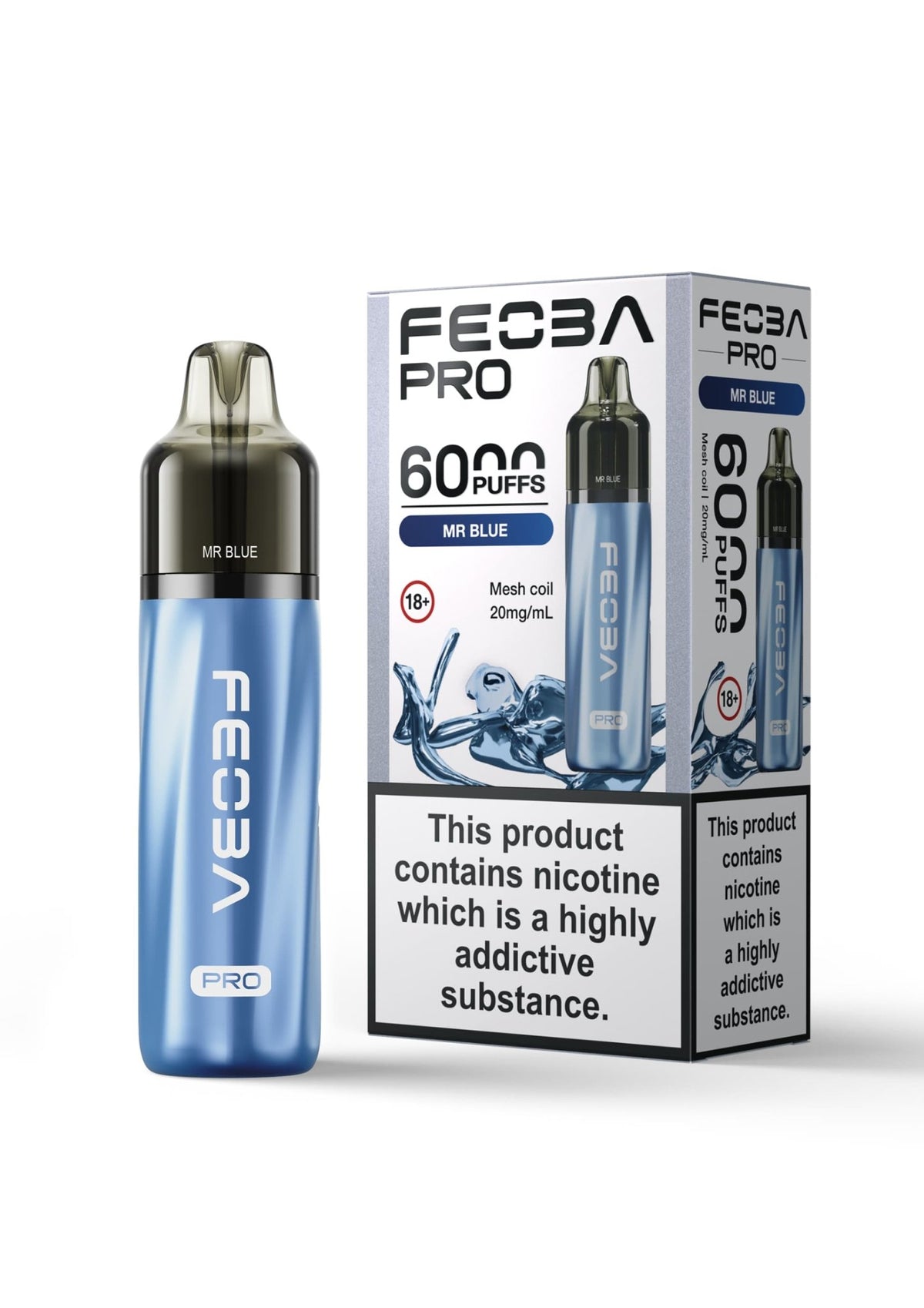 Feoba Pro 6000 Disposable Vape Box of 5 - Best Vape Wholesale