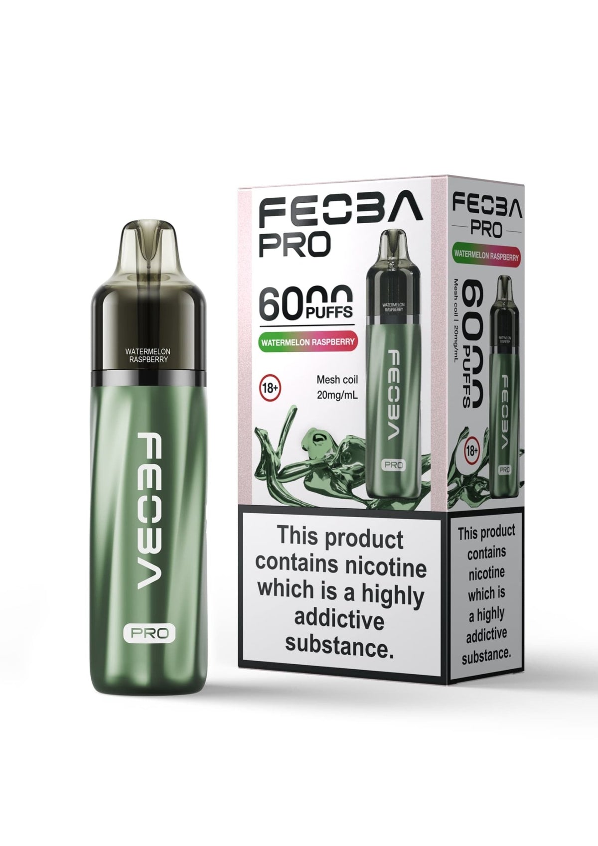 Feoba Pro 6000 Disposable Vape Box of 5 - Best Vape Wholesale