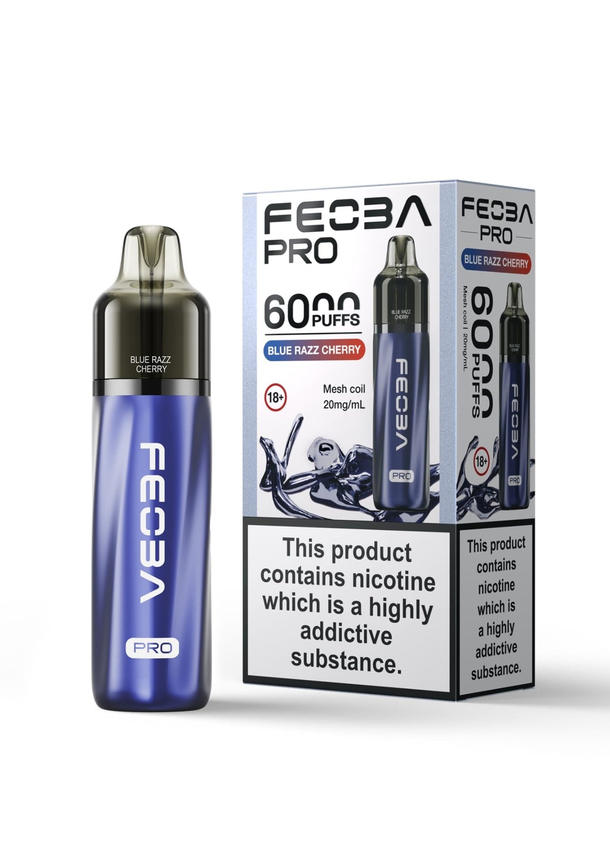 Feoba Pro 6000 Disposable Vape Box of 5 - Best Vape Wholesale