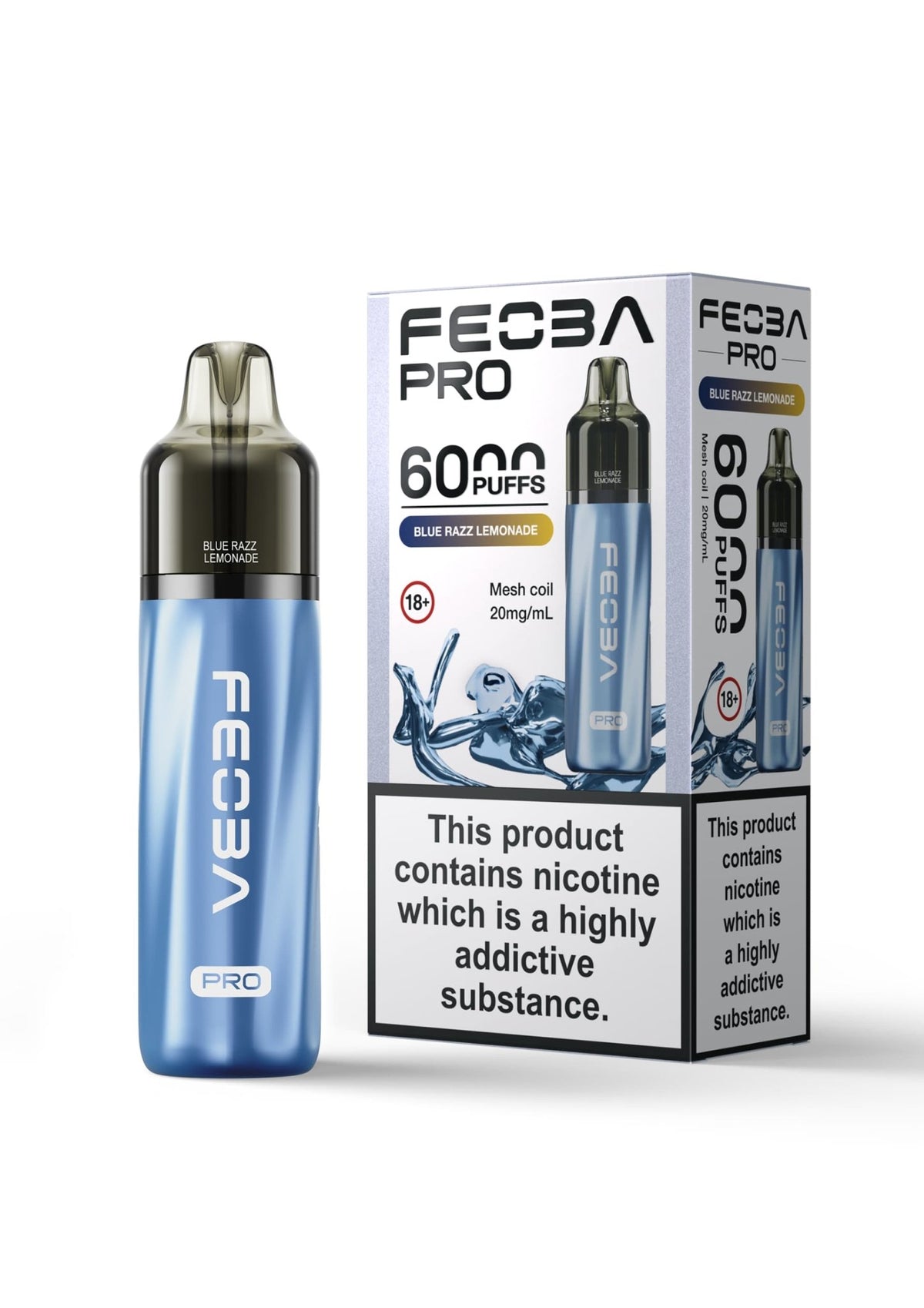 Feoba Pro 6000 Disposable Vape Box of 5 - Best Vape Wholesale