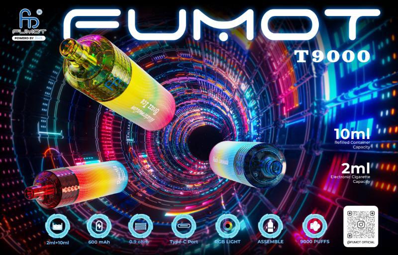 Fumot T9000 Disposable Vape Box of 5 - Best Vape Wholesale