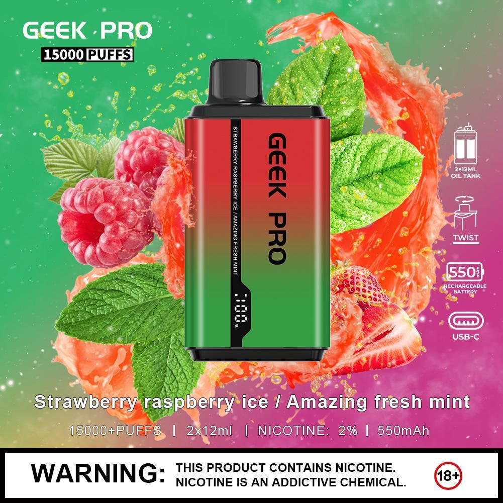 Geek Pro Ultra 15000 Puffs Disposable Vape Device - Best Vape Wholesale