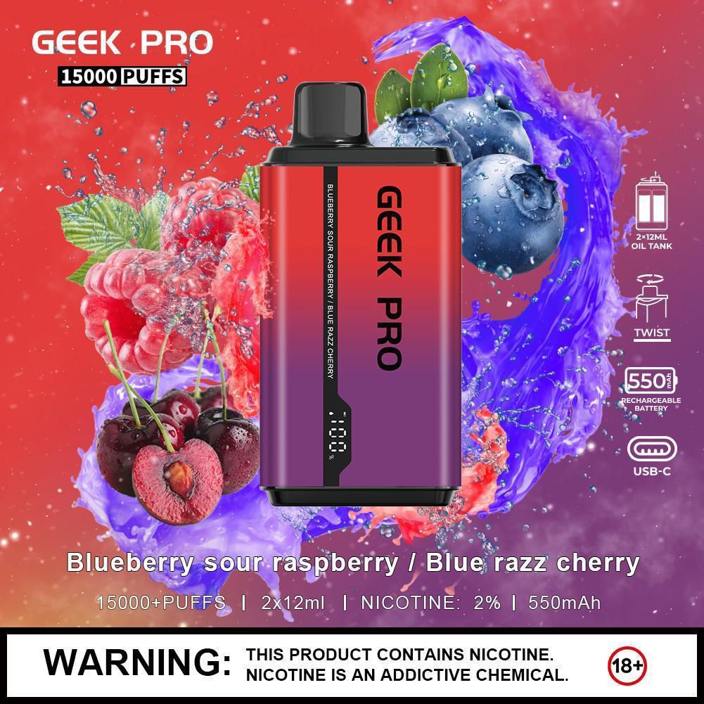 Geek Pro Ultra 15000 Puffs Disposable Vape Device - Best Vape Wholesale