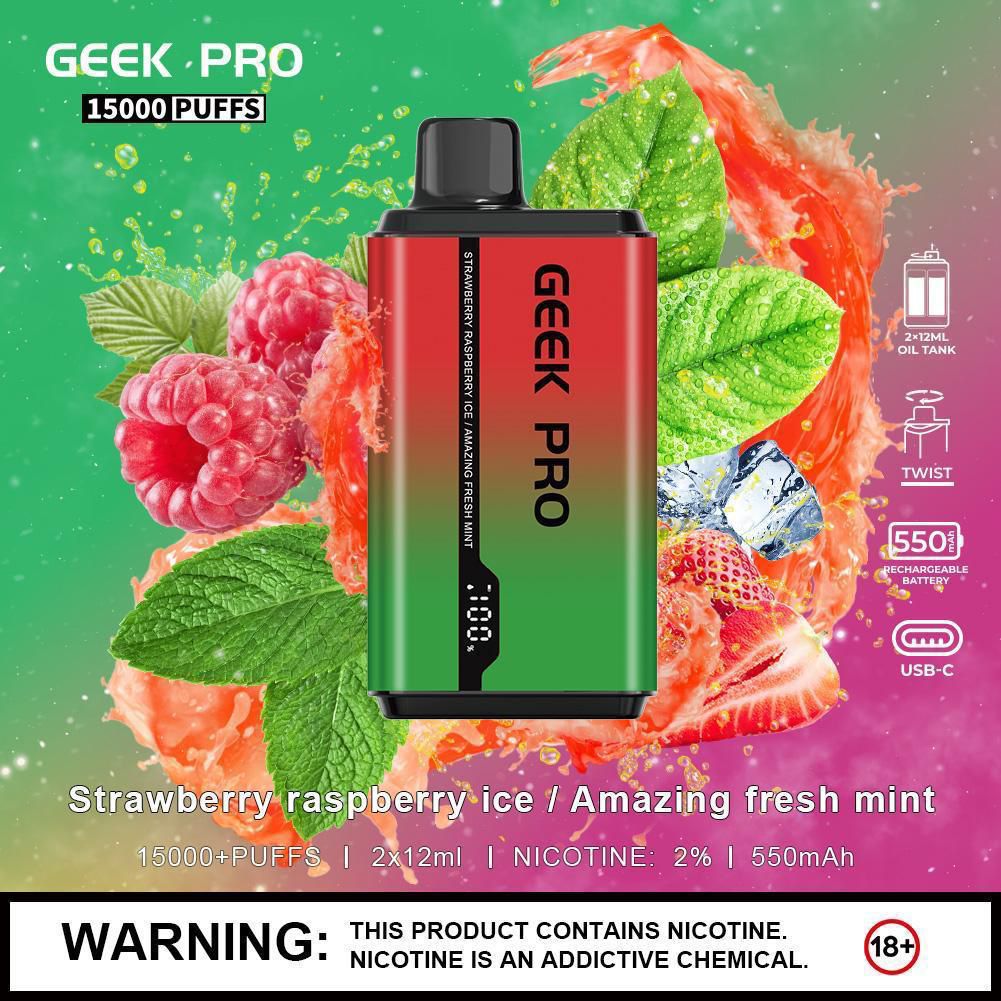 Geek Pro Ultra 15000 Puffs Disposable Vape Device - Best Vape Wholesale