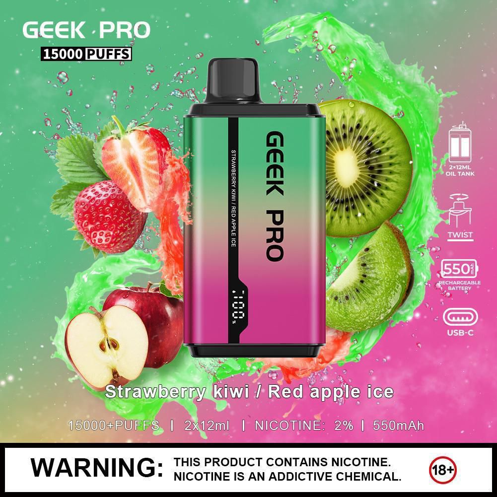 Geek Pro Ultra 15000 Puffs Disposable Vape Device - Best Vape Wholesale