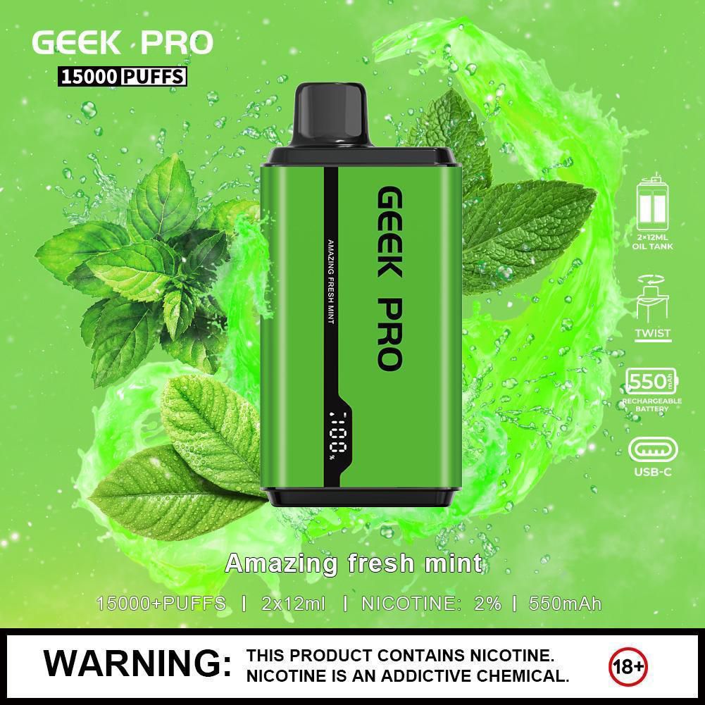 Geek Pro Ultra 15000 Puffs Disposable Vape Device - Best Vape Wholesale