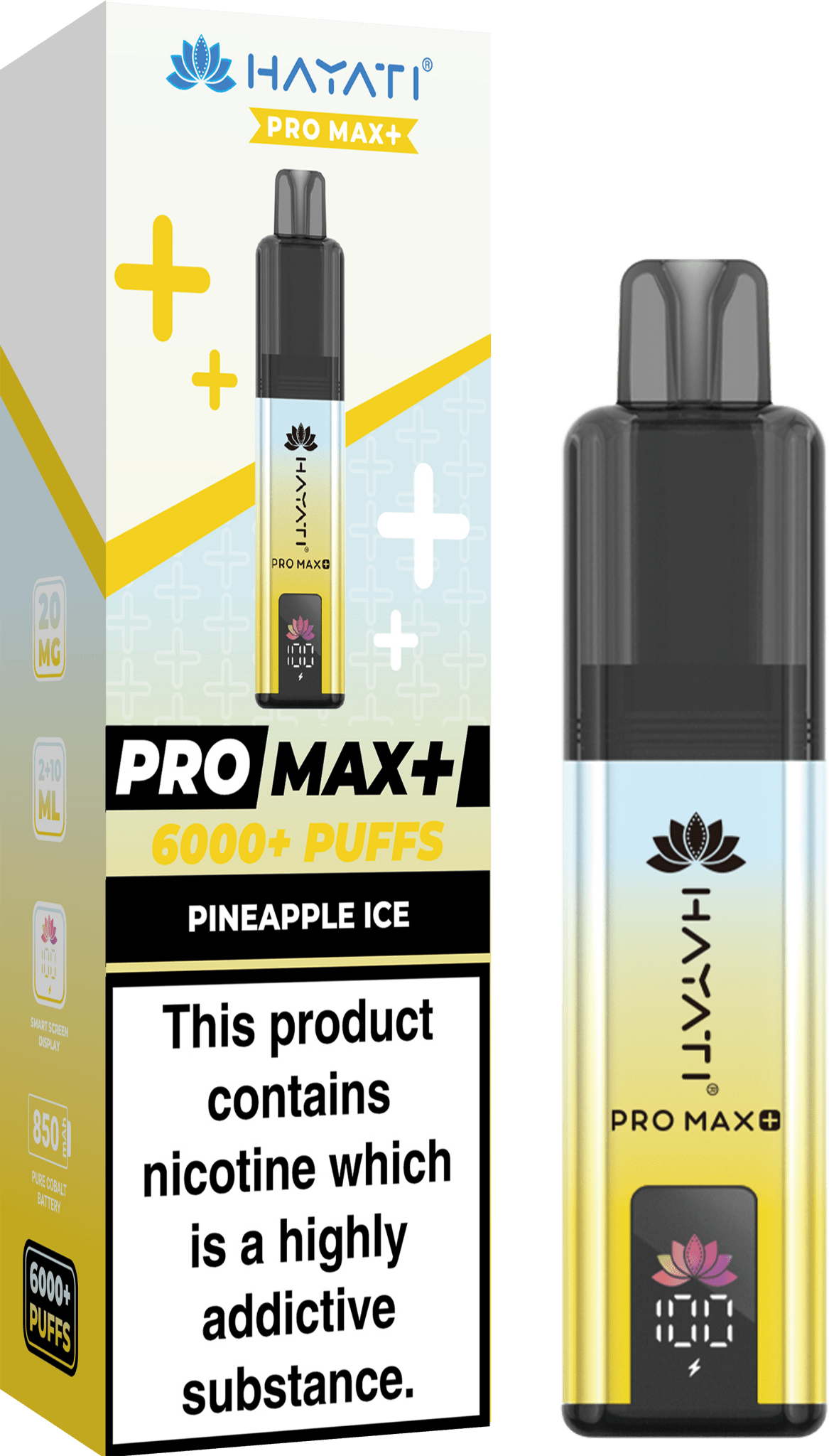 Hayati Pro Max+ 6000 Disposable Vape Box of 10 - Best Vape Wholesale