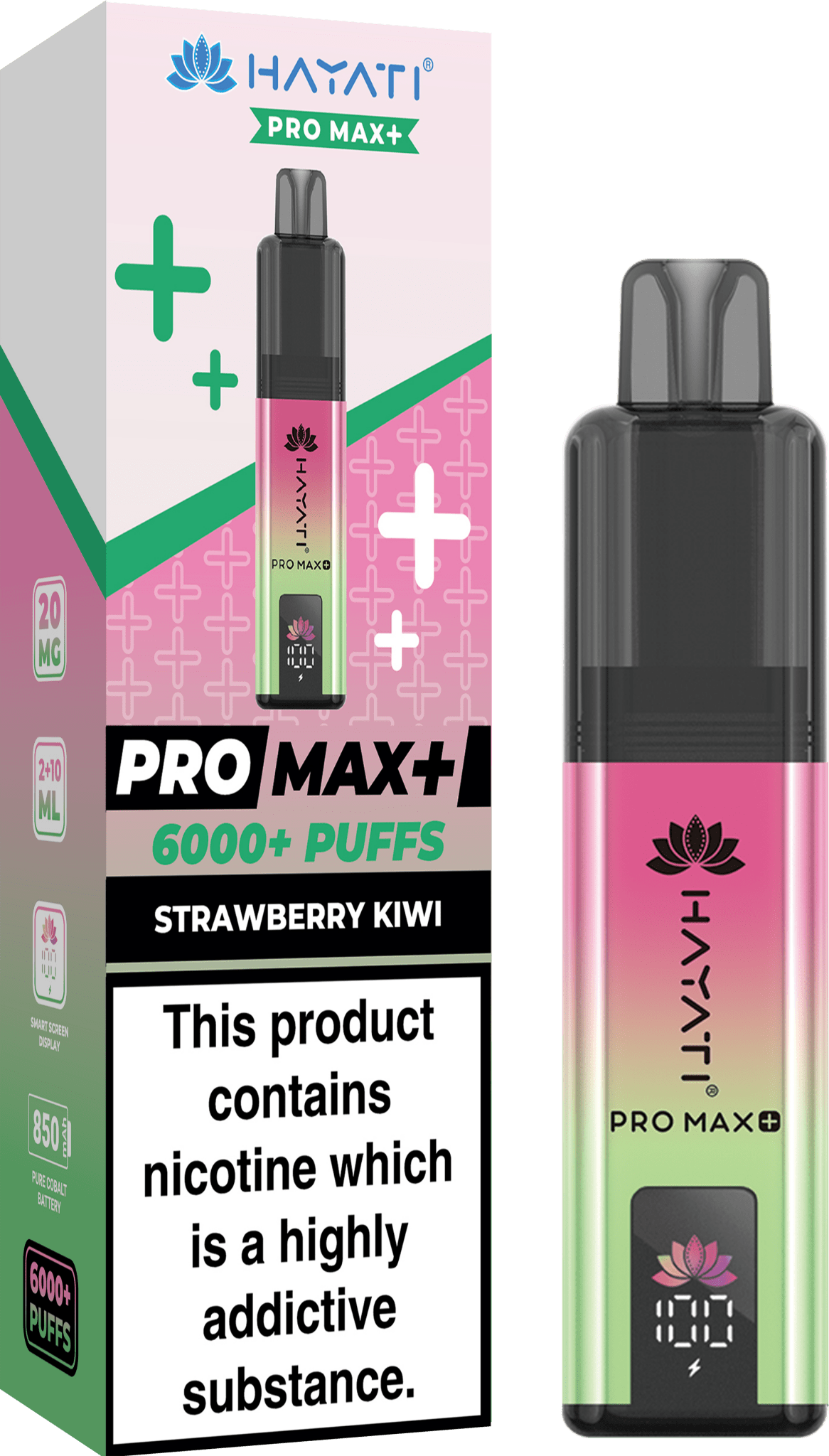 Hayati Pro Max+ 6000 Disposable Vape Box of 10 - Best Vape Wholesale