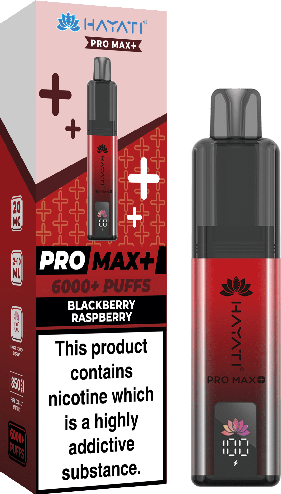 Hayati Pro Max+ 6000 Disposable Vape Box of 10 - Best Vape Wholesale