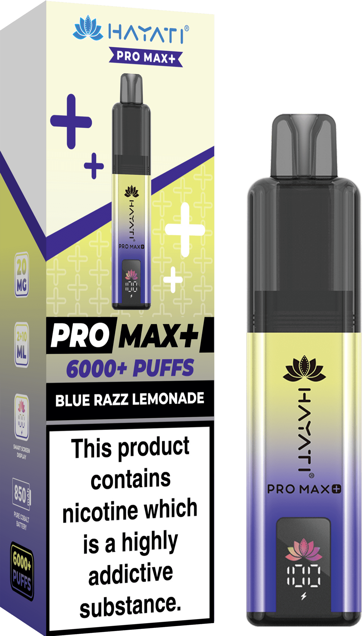 Hayati Pro Max+ 6000 Disposable Vape Box of 10 - Best Vape Wholesale