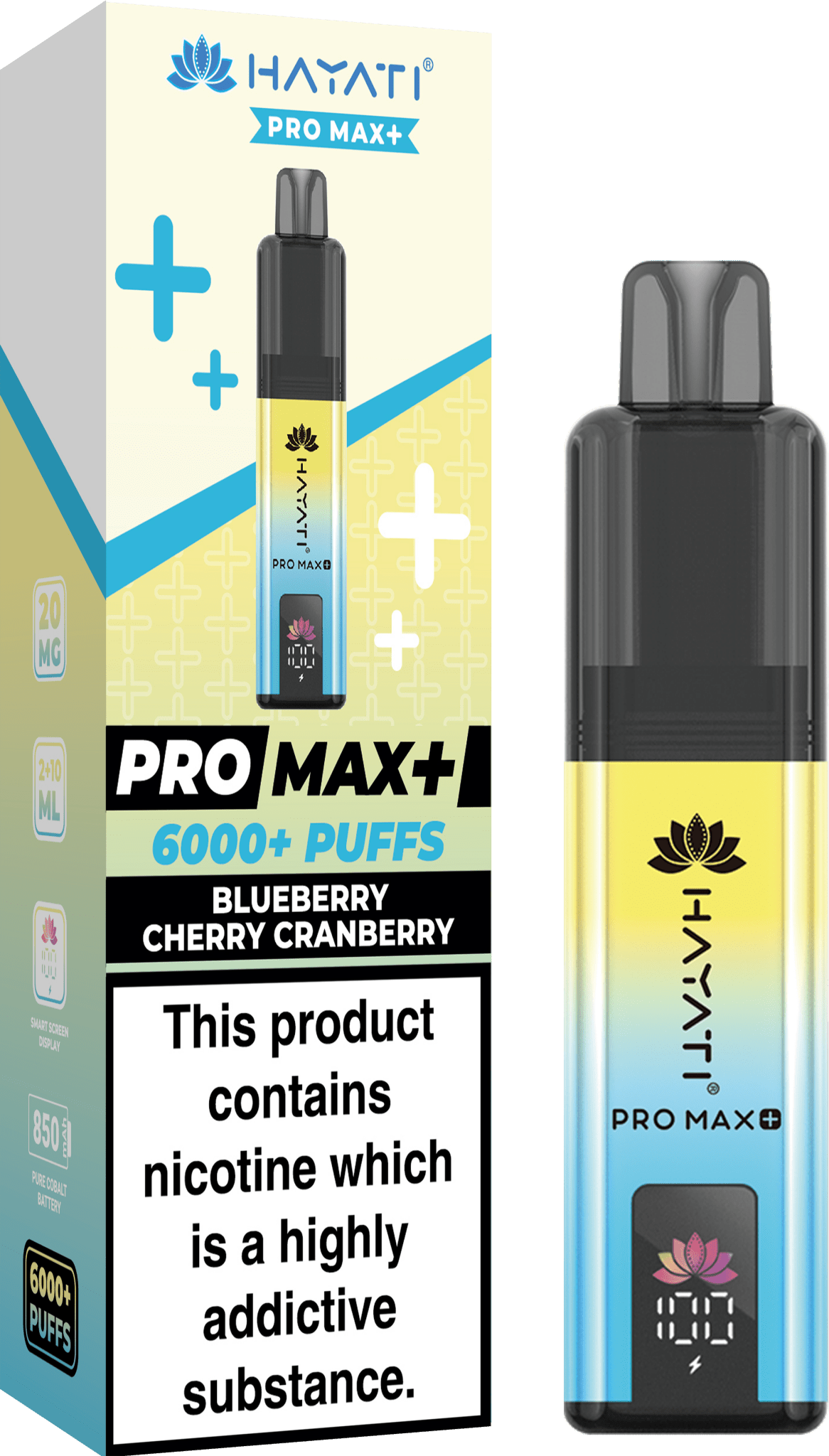 Hayati Pro Max+ 6000 Disposable Vape Box of 10 - Best Vape Wholesale