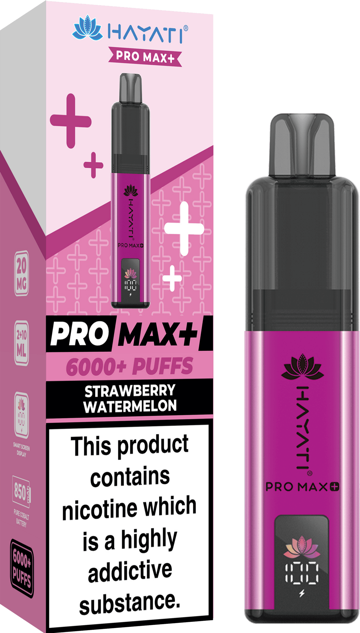 Hayati Pro Max+ 6000 Disposable Vape Box of 10 - Best Vape Wholesale