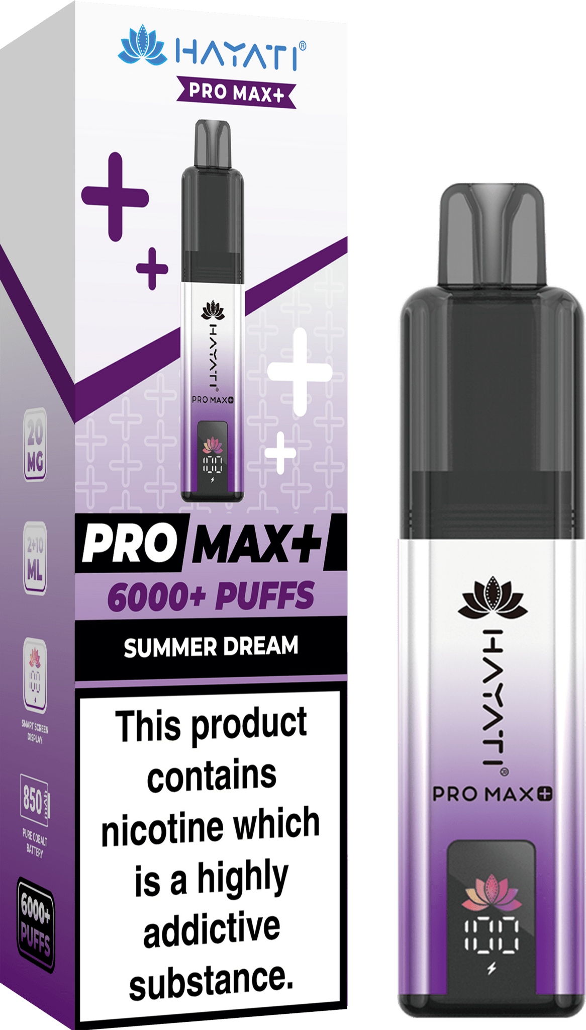 Hayati Pro Max+ 6000 Disposable Vape Box of 10 - Best Vape Wholesale