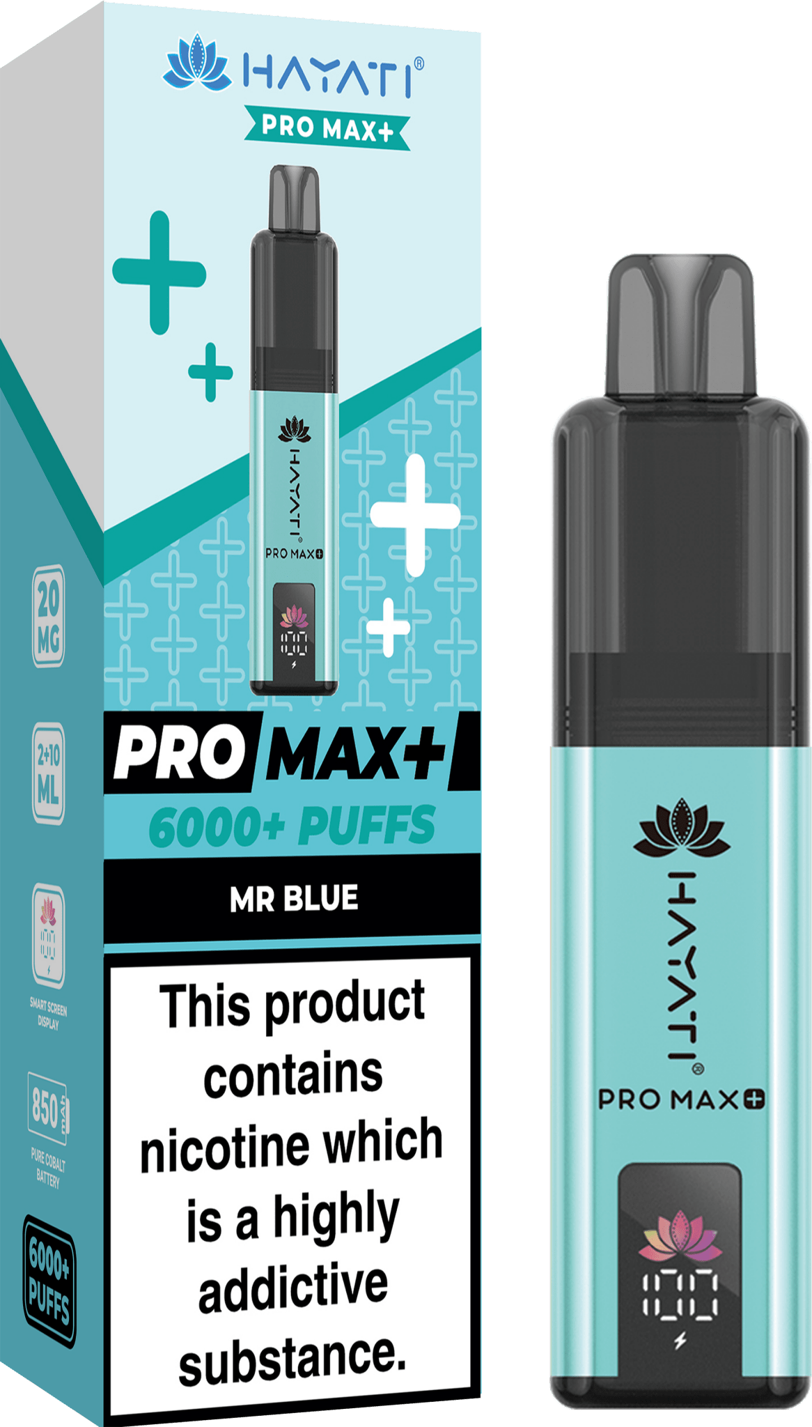 Hayati Pro Max+ 6000 Disposable Vape Box of 10 - Best Vape Wholesale