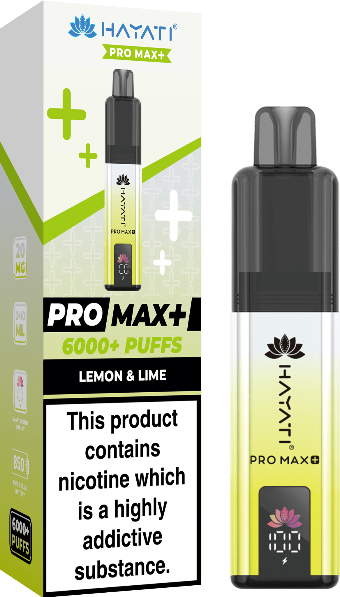 Hayati Pro Max+ 6000 Disposable Vape Box of 10 - Best Vape Wholesale