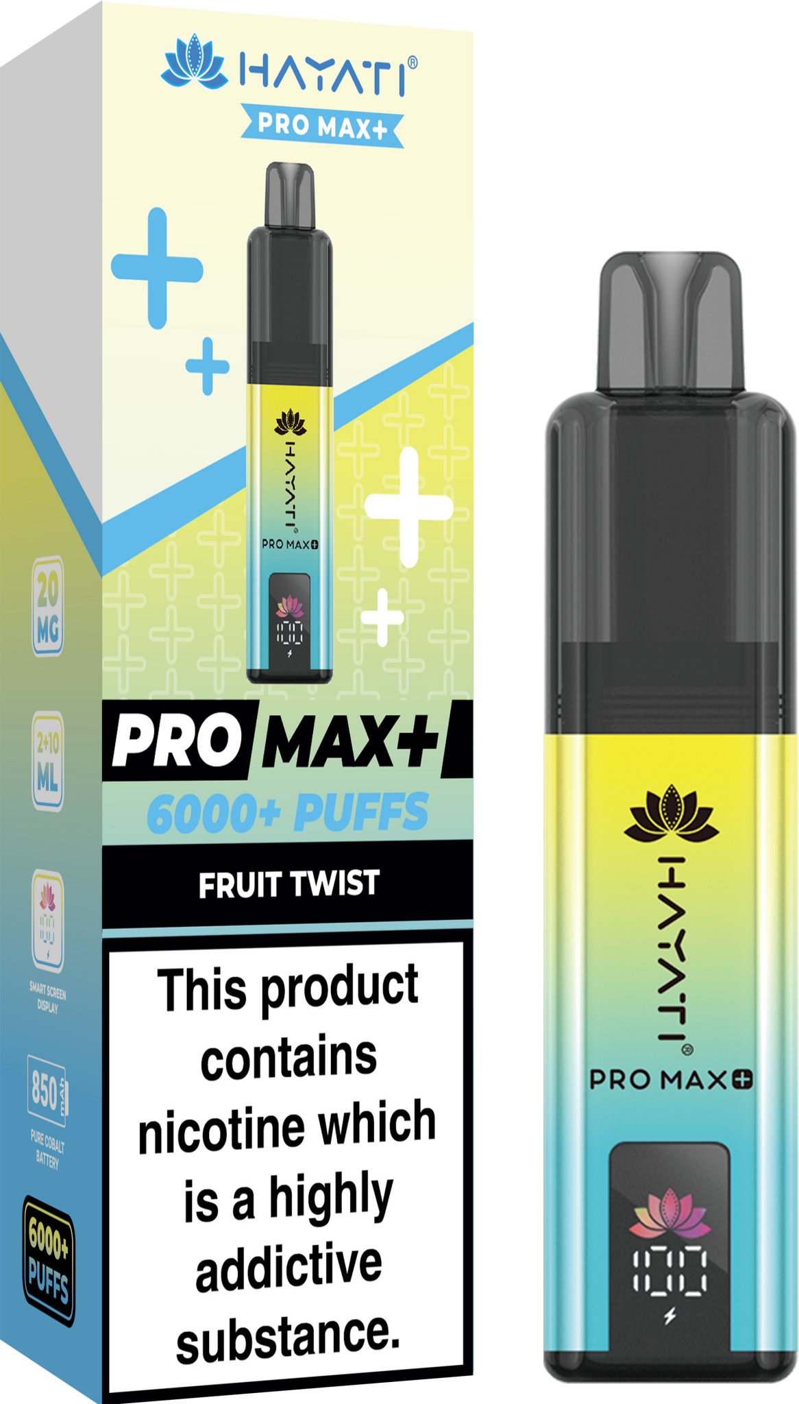 Hayati Pro Max+ 6000 Disposable Vape Box of 10 - Best Vape Wholesale