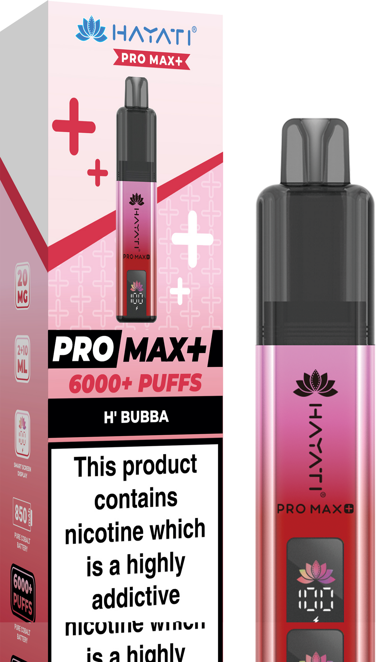 Hayati Pro Max+ 6000 Disposable Vape Box of 10 - Best Vape Wholesale