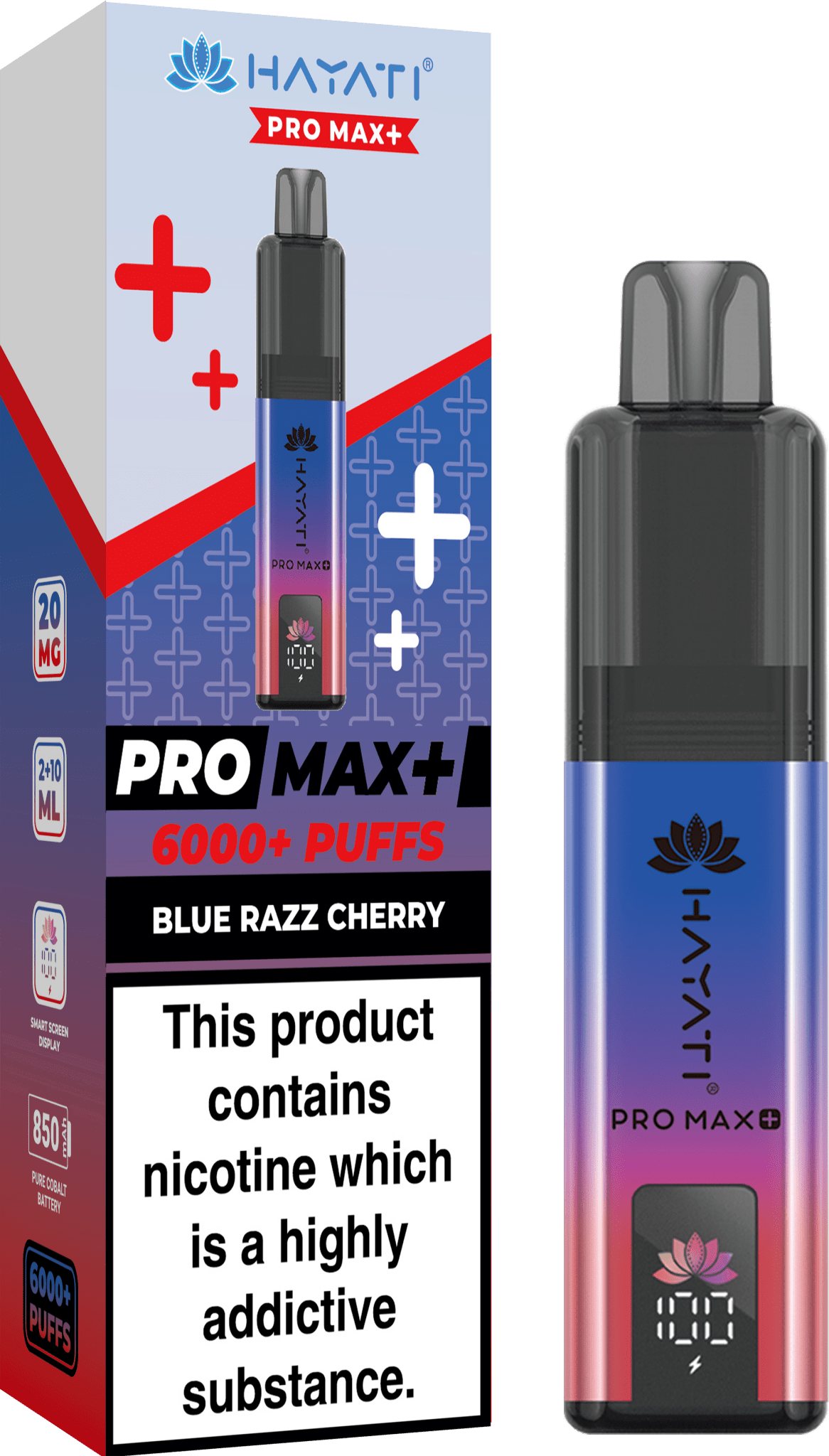 Hayati Pro Max+ 6000 Disposable Vape Box of 10 - Best Vape Wholesale