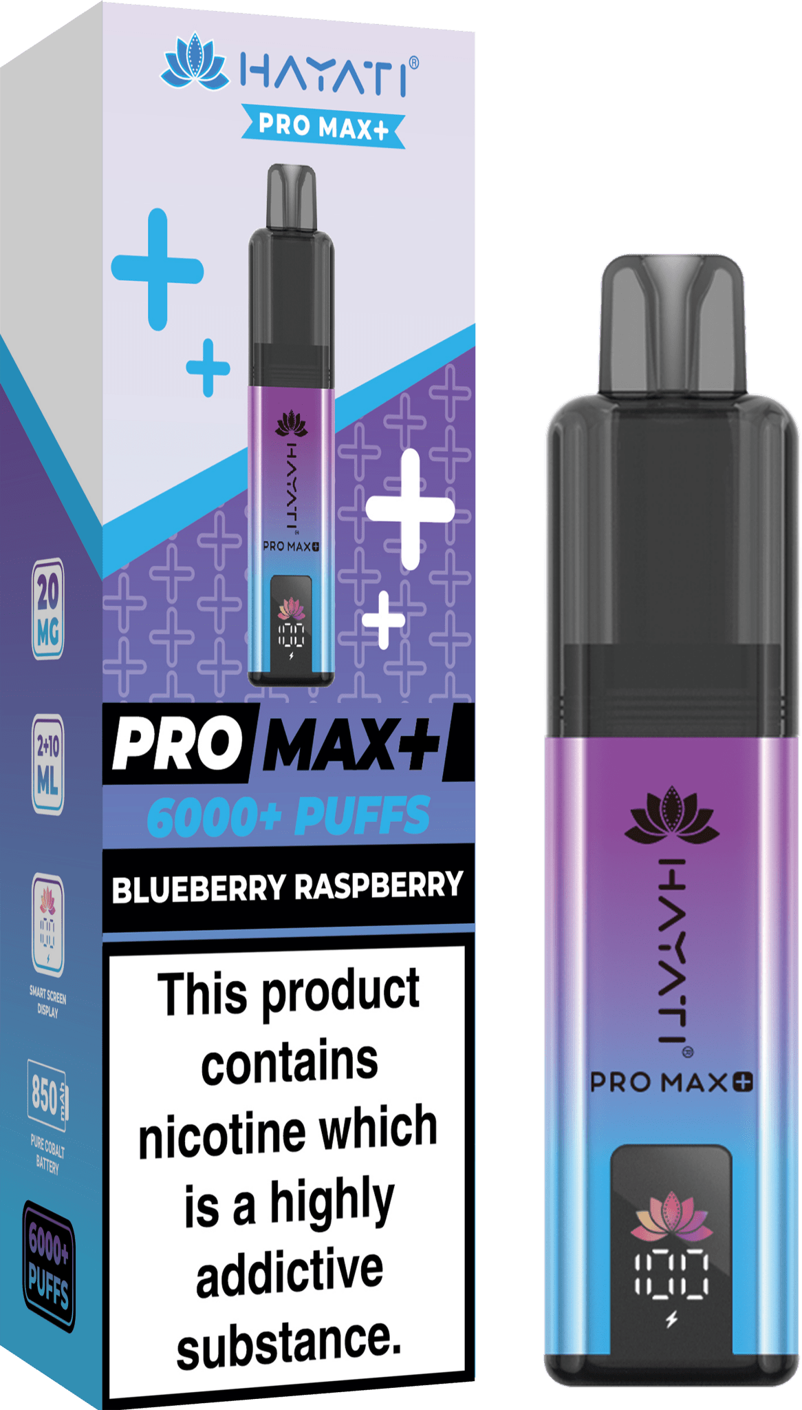 Hayati Pro Max+ 6000 Disposable Vape Box of 10 - Best Vape Wholesale