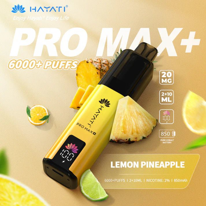 Hayati Pro Max+ 6000 Disposable Vape Box of 10 - Best Vape Wholesale