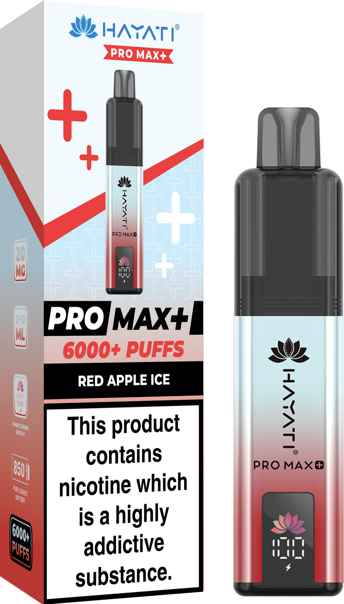 Hayati Pro Max+ 6000 Disposable Vape Box of 10 - Best Vape Wholesale