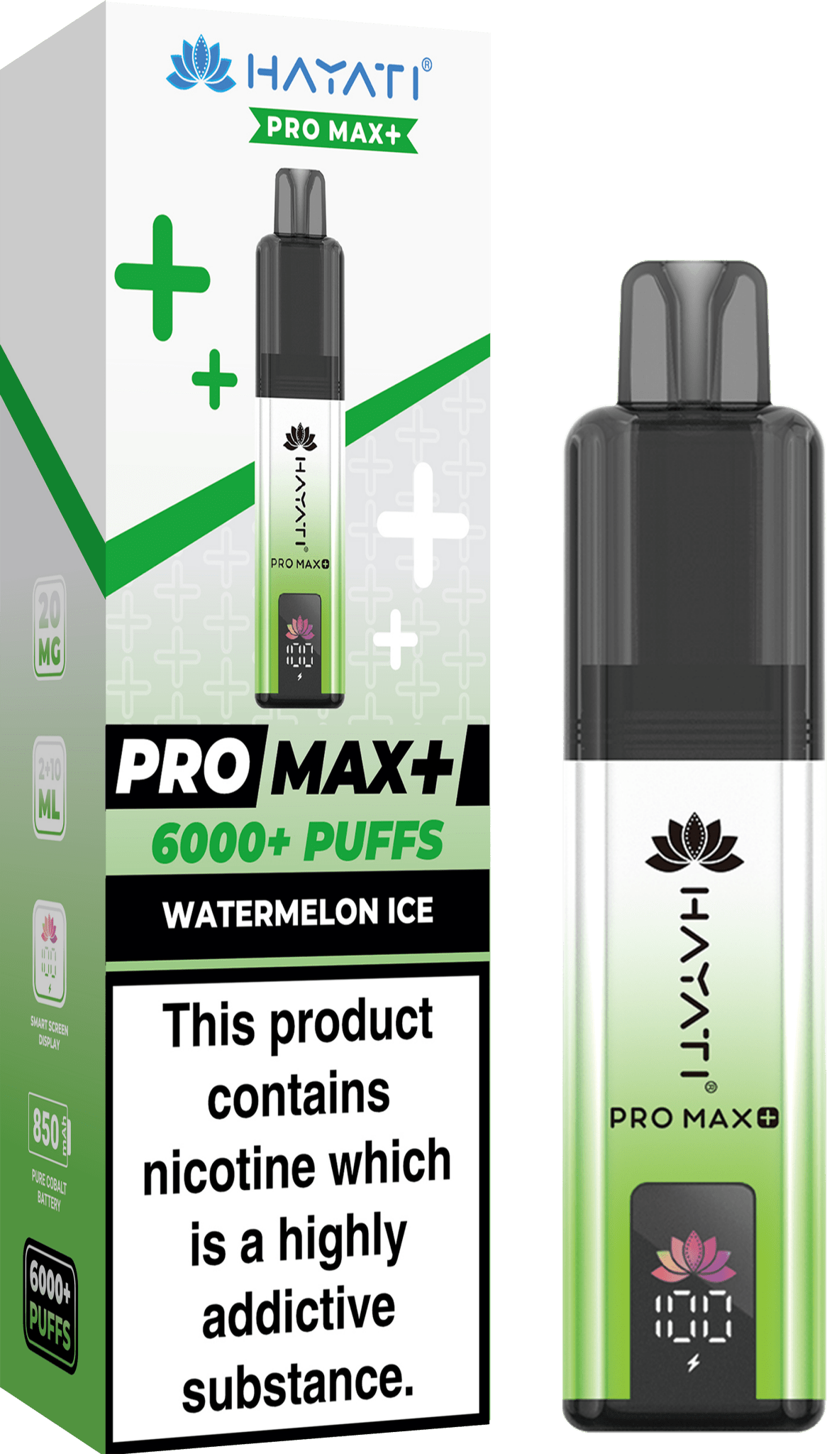 Hayati Pro Max+ 6000 Disposable Vape Box of 10 - Best Vape Wholesale