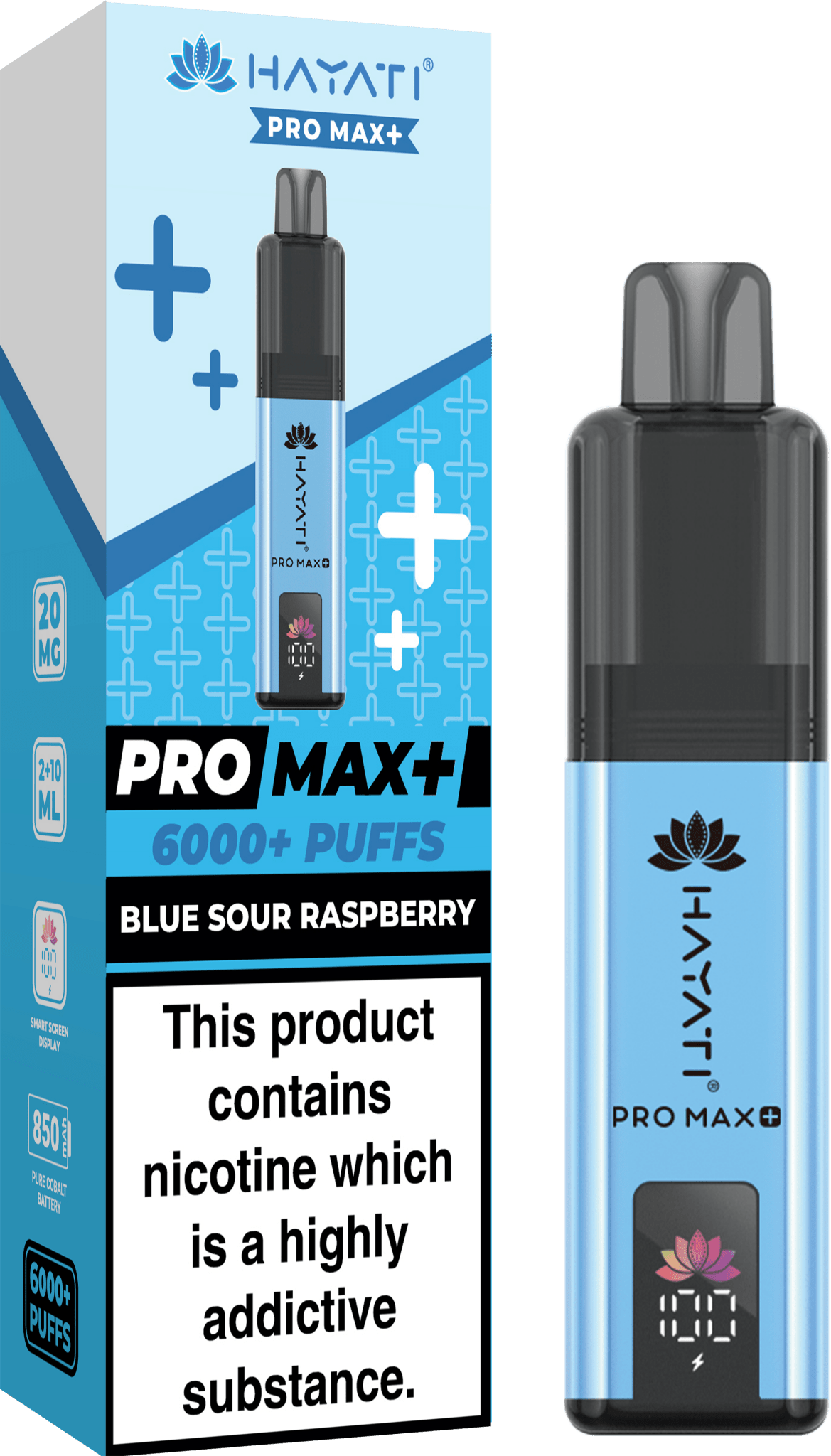 Hayati Pro Max+ 6000 Disposable Vape Box of 10 - Best Vape Wholesale