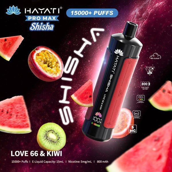 Hayati Pro Max Shisha 15000 Disposable Vape Box of 5 - Best Vape Wholesale