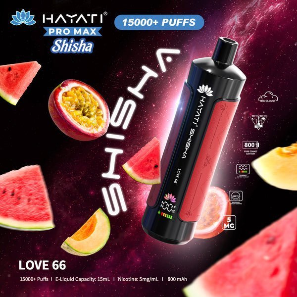 Hayati Pro Max Shisha 15000 Disposable Vape Box of 5 - Best Vape Wholesale