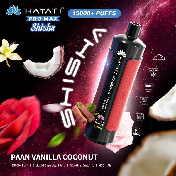 Hayati Pro Max Shisha 15000 Disposable Vape Box of 5 - Best Vape Wholesale