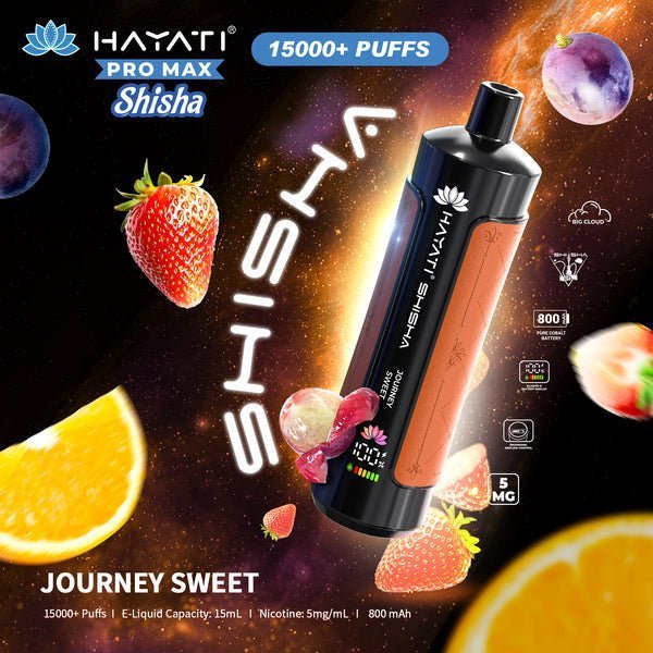 Hayati Pro Max Shisha 15000 Disposable Vape Box of 5 - Best Vape Wholesale