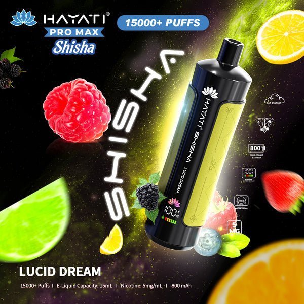 Hayati Pro Max Shisha 15000 Disposable Vape Box of 5 - Best Vape Wholesale