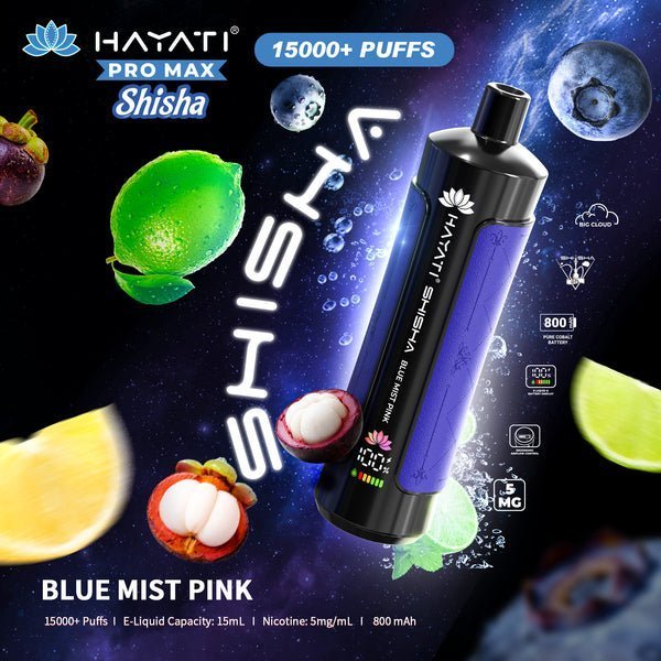 Hayati Pro Max Shisha 15000 Disposable Vape Box of 5 - Best Vape Wholesale