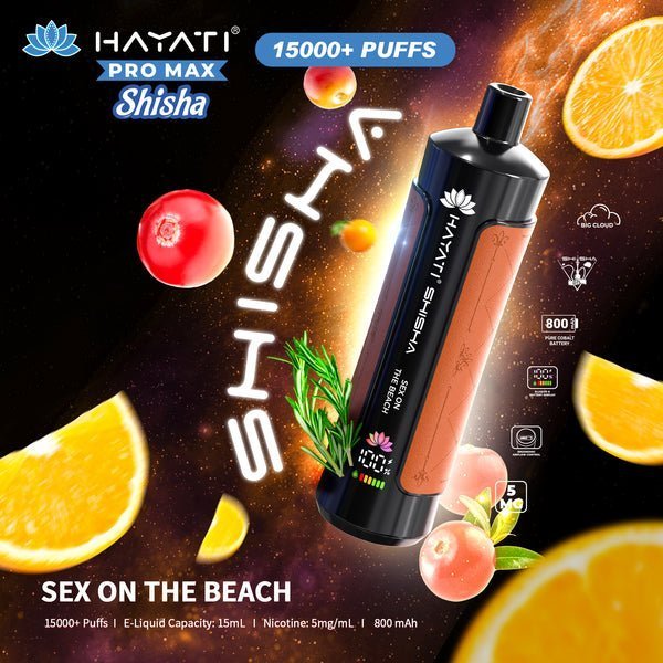 Hayati Pro Max Shisha 15000 Disposable Vape Box of 5 - Best Vape Wholesale