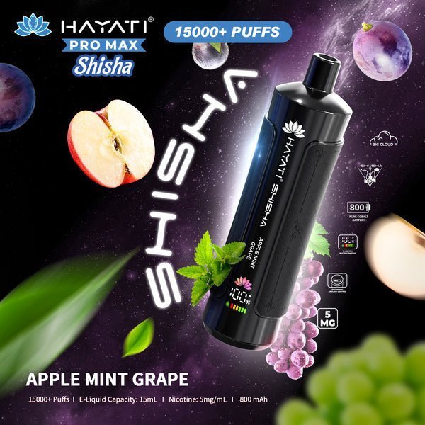 Hayati Pro Max Shisha 15000 Disposable Vape Box of 5 - Best Vape Wholesale