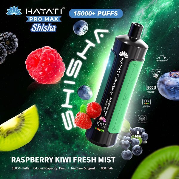 Hayati Pro Max Shisha 15000 Disposable Vape Box of 5 - Best Vape Wholesale