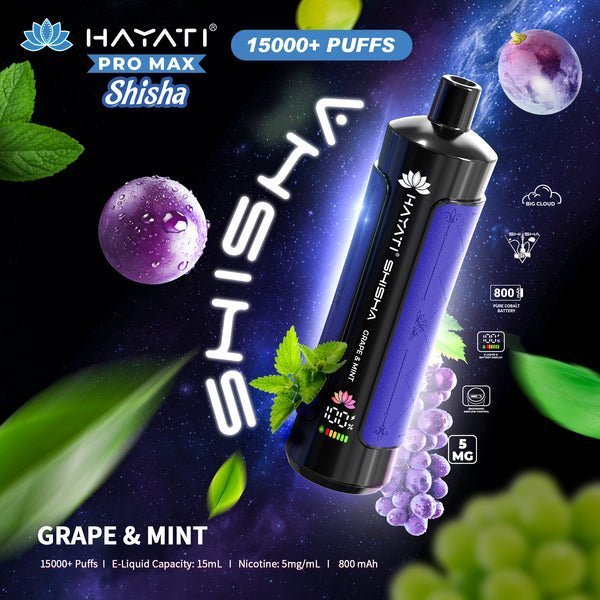 Hayati Pro Max Shisha 15000 Disposable Vape Box of 5 - Best Vape Wholesale