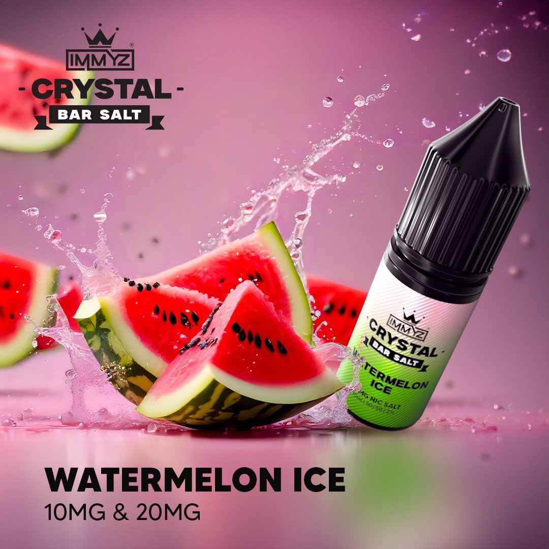 IMMYZ Crystal Bar Nic Salt 10ml E-liquid Pack of 10 - Best Vape Wholesale