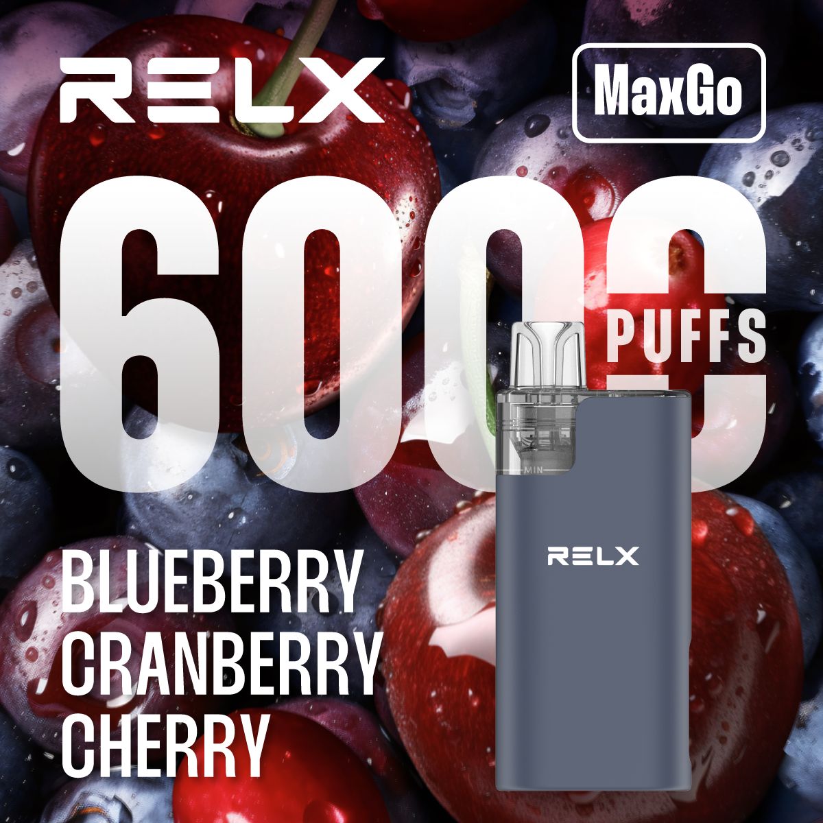 Relx Max Go 6000 Disposable Vape Box of 5 - Best Vape Wholesale