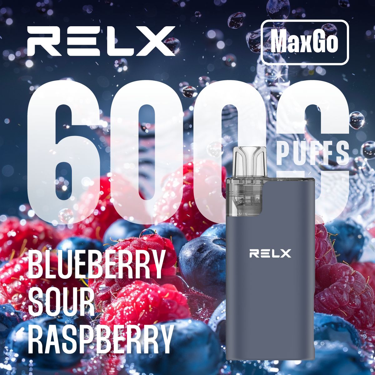 Relx Max Go 6000 Disposable Vape Box of 5 - Best Vape Wholesale