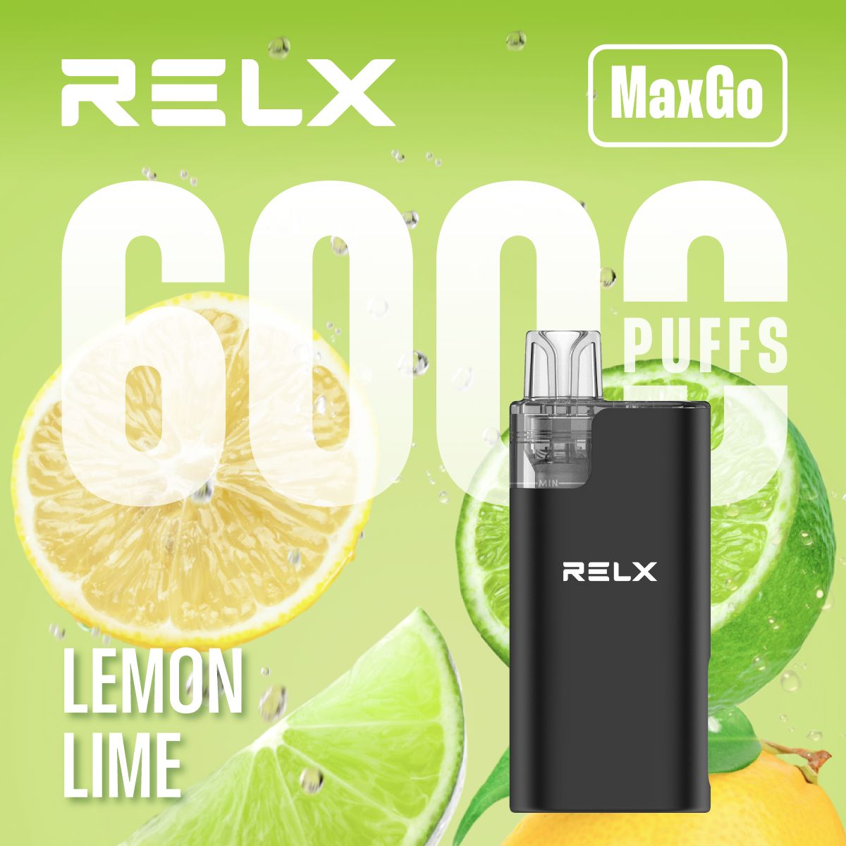 Relx Max Go 6000 Disposable Vape Box of 5 - Best Vape Wholesale