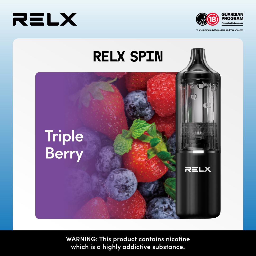 Relx Spin 4000 Puffs Disposable Vape Pod Kit Device - Best Vape Wholesale