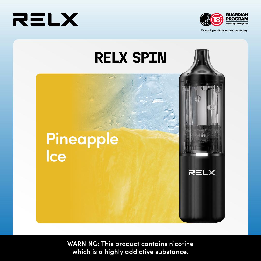 Relx Spin 4000 Puffs Disposable Vape Pod Kit Device - Best Vape Wholesale