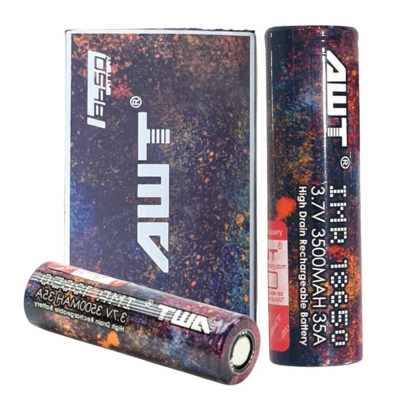 18650 AWT 3.7V 3500MAH 35A RAINBOW BATTERY [PACK OF 2] - Best Vape Wholesale